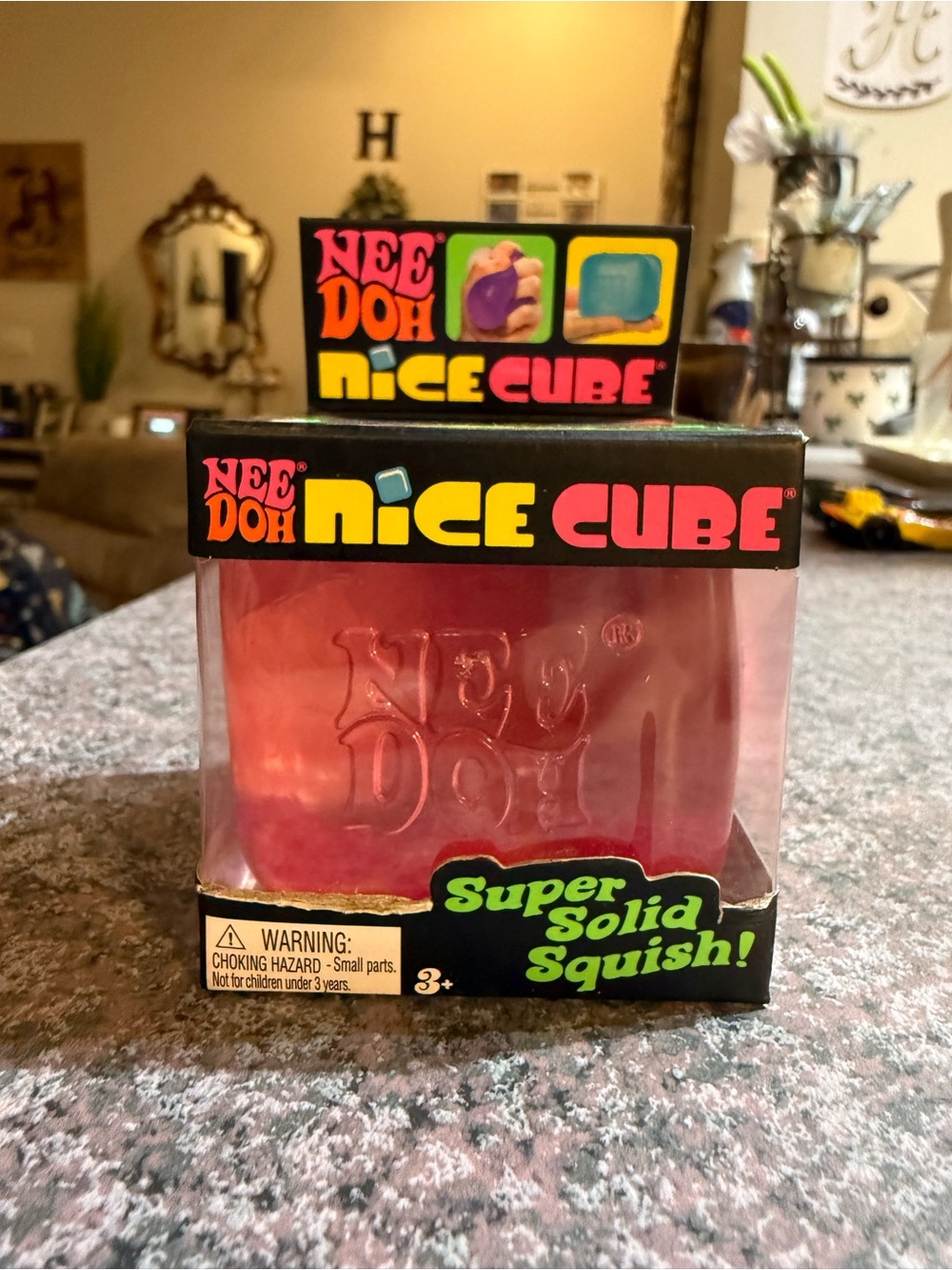 NeeDoh Nice Cube Pink Squishy Toy